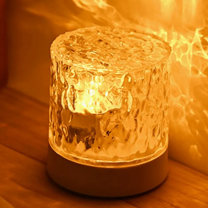 Water Ripple Projector Night Light – Crystal LED Lamp