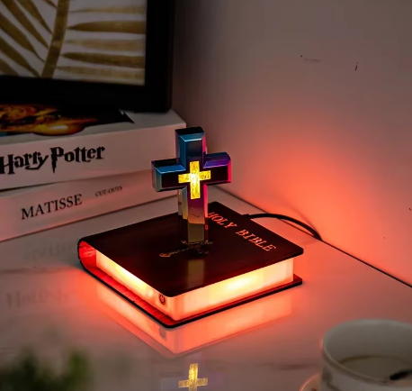Magnetic Levitating Star Ornament – Floating LED Home Decor