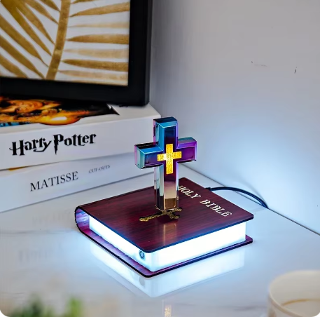 Magnetic Levitating Star Ornament – Floating LED Home Decor