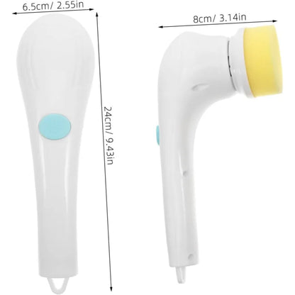 Electric Spin Scrubber – 5-in-1 Rechargeable Cleaning Brush