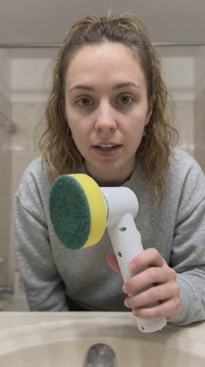 Electric Spin Scrubber – 5-in-1 Rechargeable Cleaning Brush